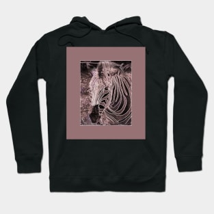 pink zebra Hoodie